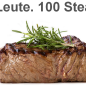 50 Leute. 100 Steaks